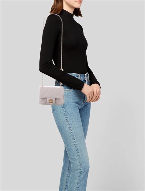 chanel mini square flap bag price 2022